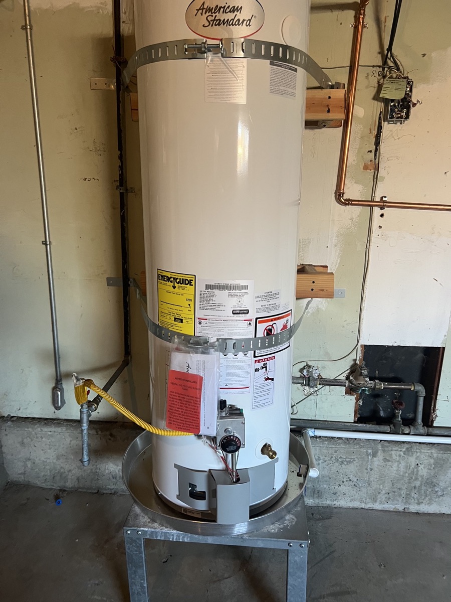 Tank water heater completed by Golden Bay Plumbing